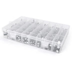 500pcs Electrolytic Capacitors Assortment Kit 0.1uF-1000uF