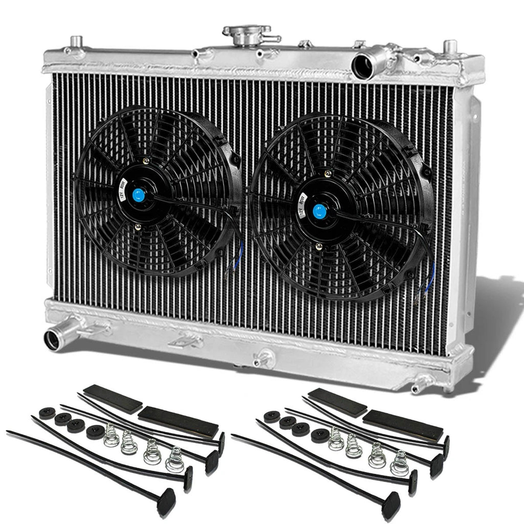Aluminum Radiator + 10" Fans for Miata MX5/MX-5 Roadster (NB)