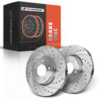 Front Drilled Brake Rotors for Mazda 3 (2004–2017)