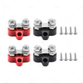 2x Bus Bar Terminal Blocks for M8 Distribution Studs (Negative Positive)