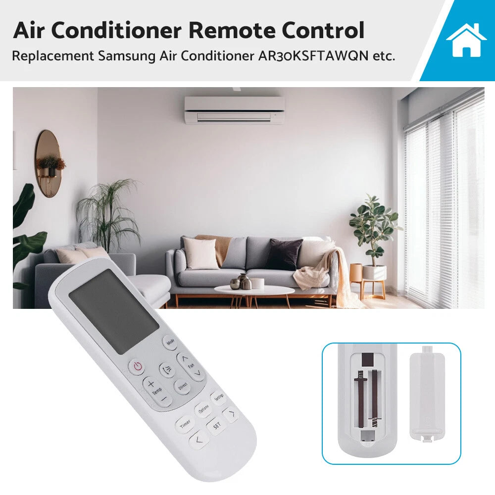 A/C Remote Control for Samsung AJ007JNADCH AJ009JNADCH AJ012JNADCH