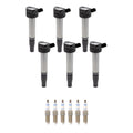 Set of 6 Ignition Coils & Spark Plugs for Lexus GS350 IS350 (2007–2018)