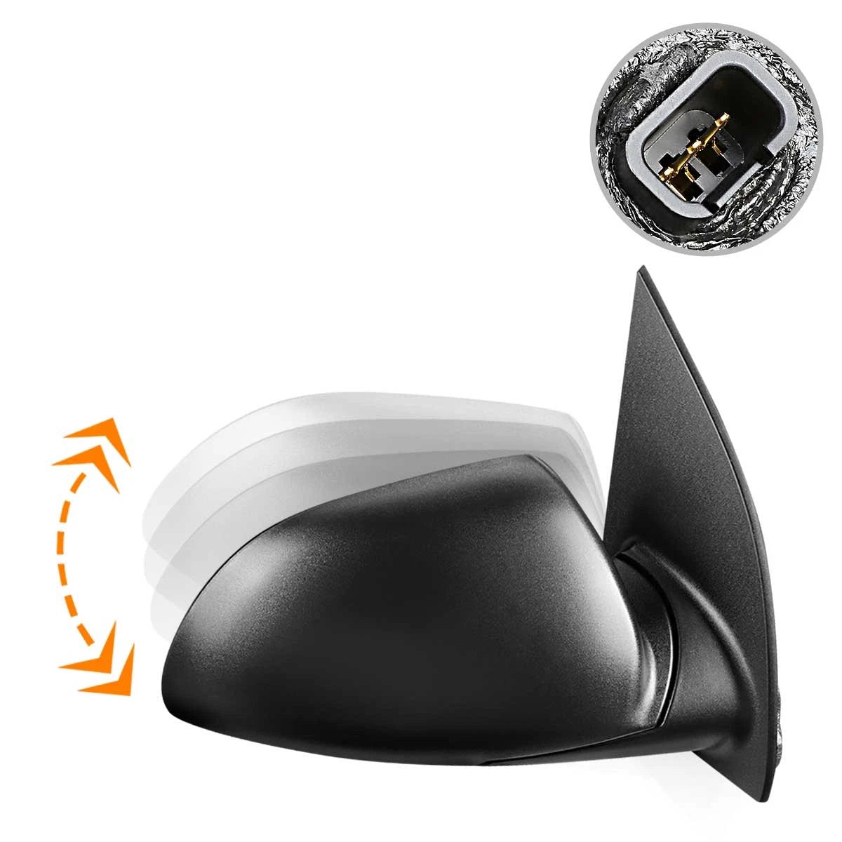 Set of 4 Tap-On Window Visors for Silverado Sierra Crew Cab (2014–2019)