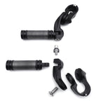 2.5" Short Angled Adjustable FootPeg Kit for Harley Road King