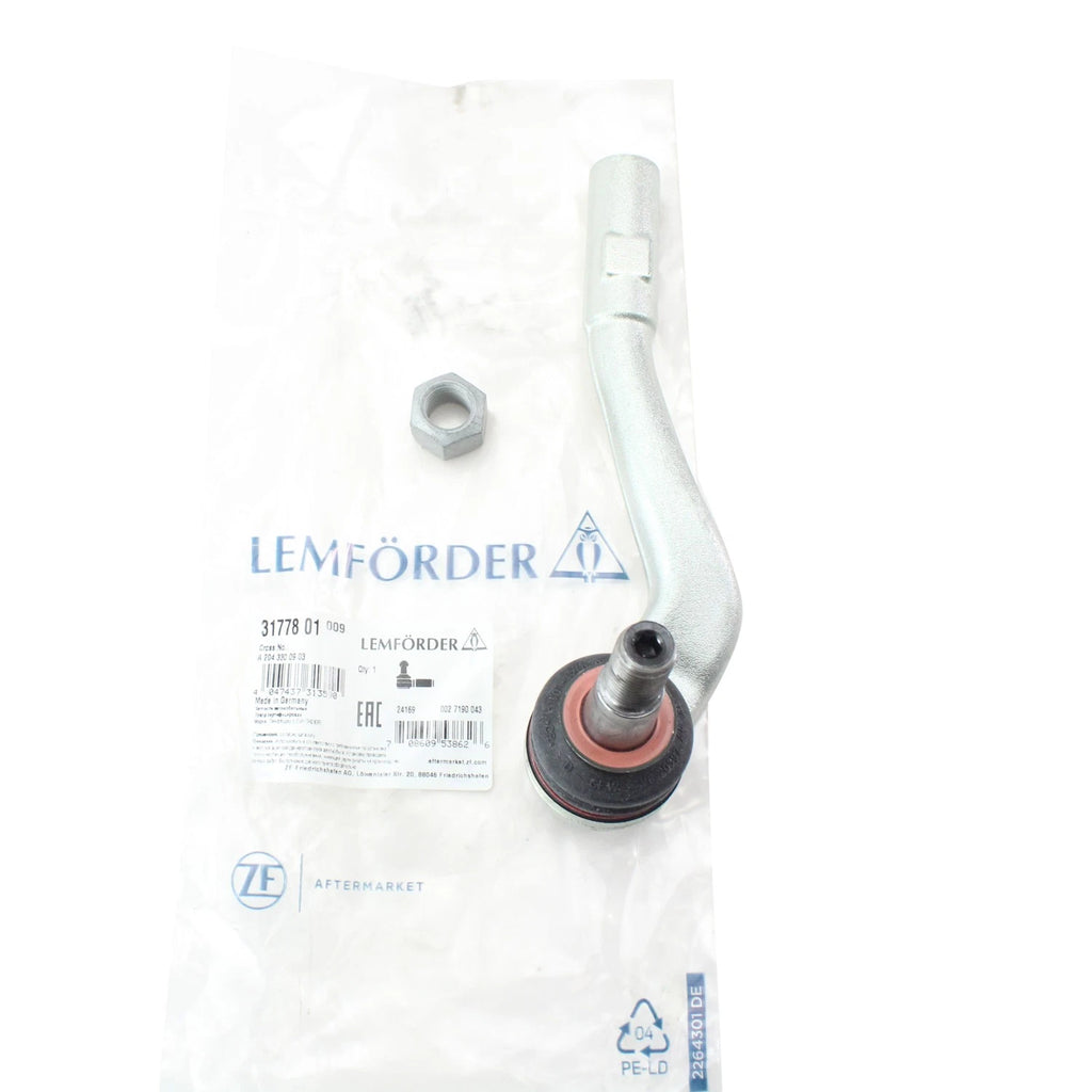 Lemfoerder Left Outer Tie Rod End for 3177801