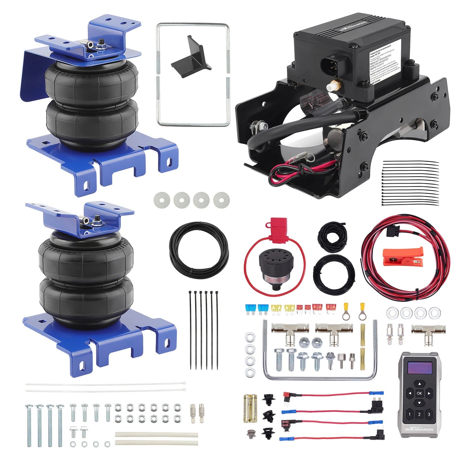 Air Spring Kit + Wireless Compressor for Chevy Silverado 2500HD (2001–2010)