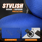 Front Row Bucket Seat Cover Cushion Protector for Universal Fit (Protex Series)