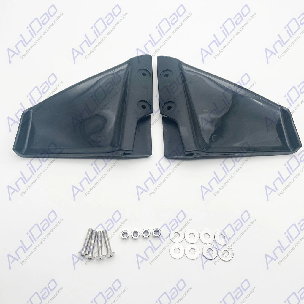 Hydrofoil Stabilizer Fins for Outboard Motors Up to 50HP (Black)