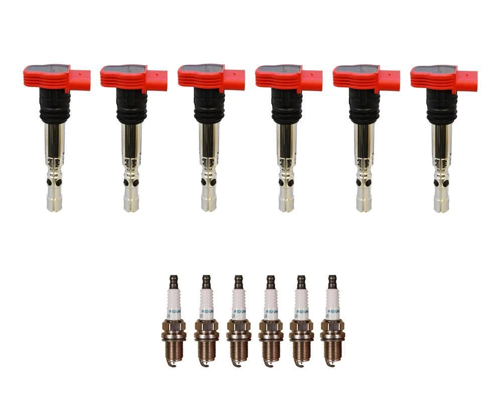 Set of 6 Denso Ignition Coils for Iridium Long Life (Gap 0.044)