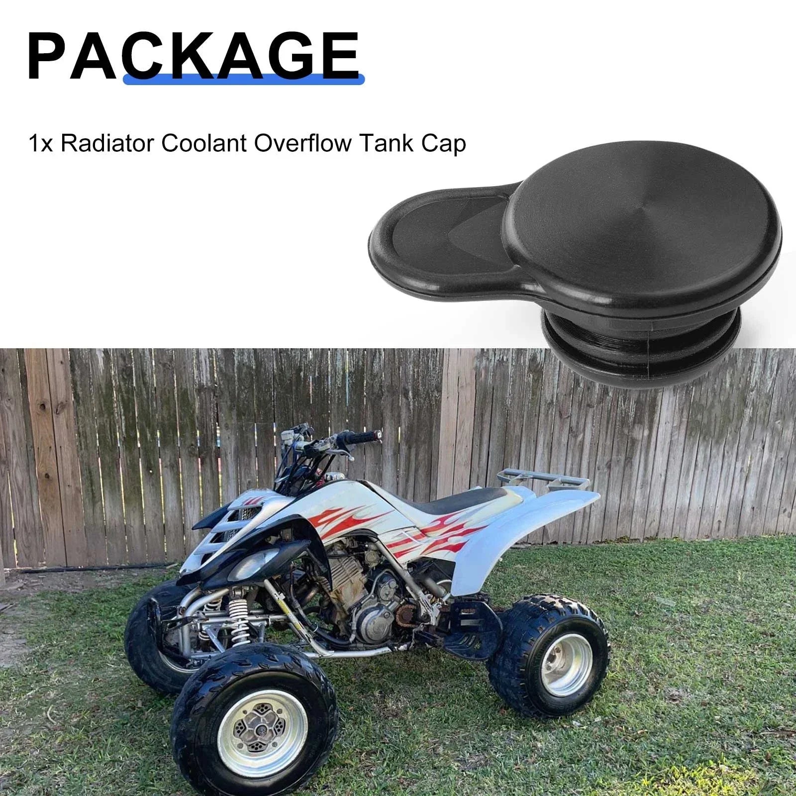 COOLANT TANK CAP for YAMAHA WR400 RAPTOR YFM660R BANSHEE YFZ350 (1987–2009)