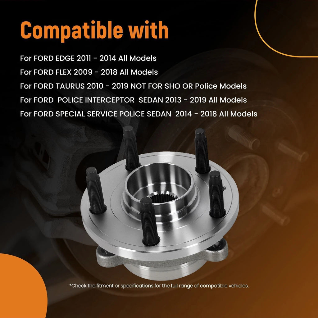 5-Bolt Rear Wheel Hub 513275 for Ford Edge Flex Taurus Lincoln MKS MKT (2009–2019)