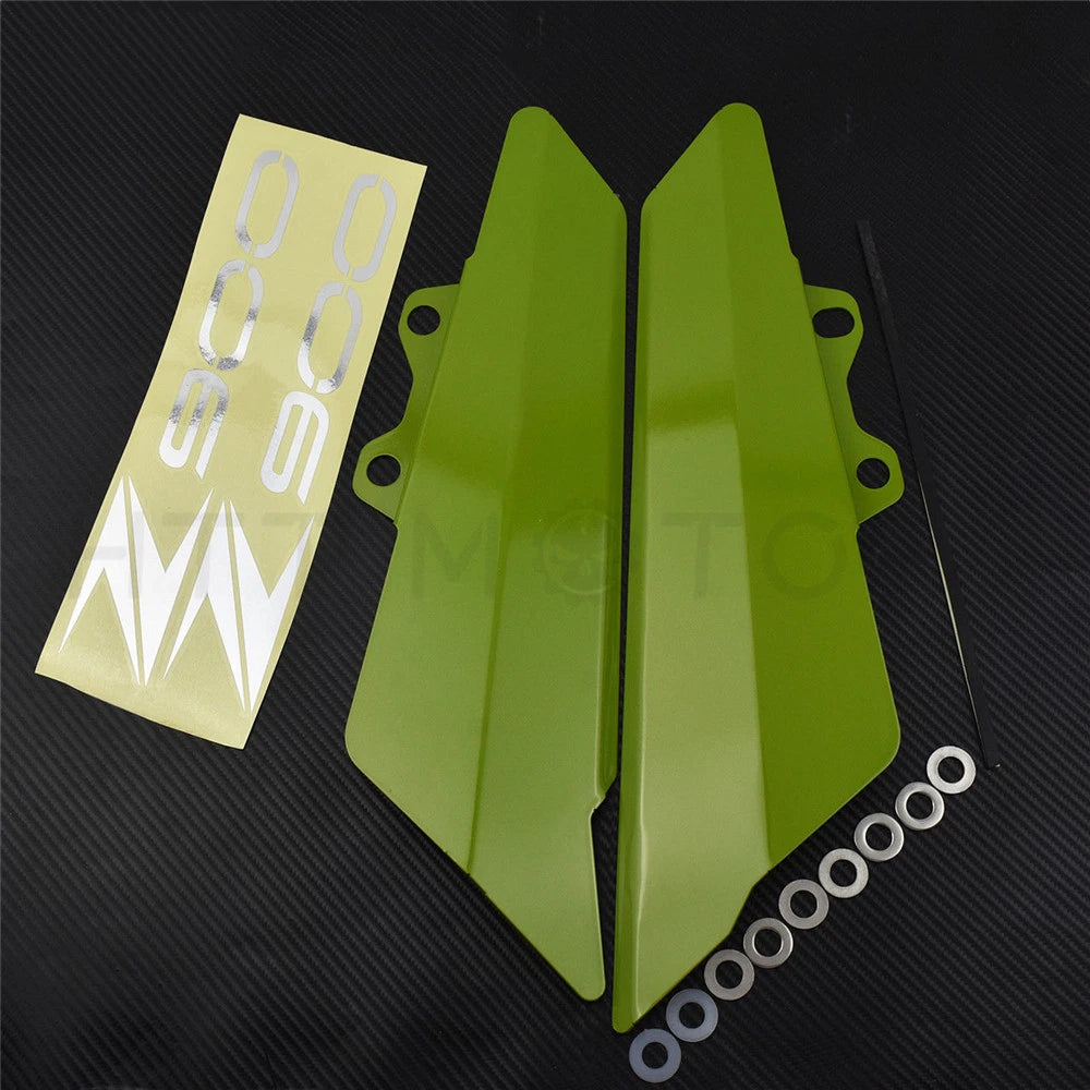 CNC Fairing Side Panel Cover Plate Set for Kawasaki Z900 ABS (2017) Green