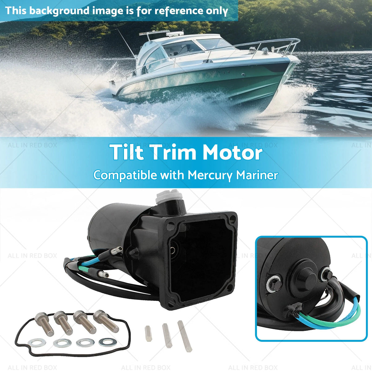 Tilt Trim Motor for Mercury Mariner Force 40HP 50HP 90HP 120HP (885654T1)