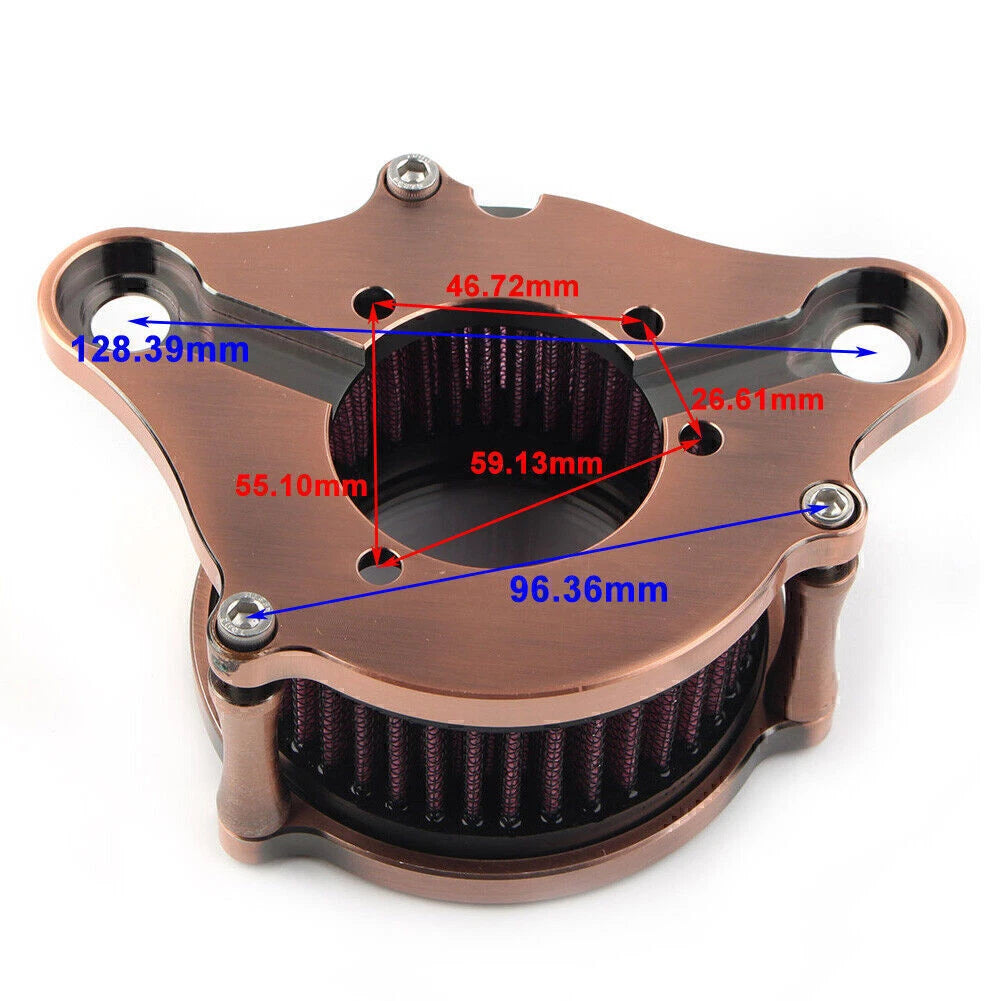 Air Cleaner Intake Filter Kit for Harley Sportster Iron 883 1200 72 48 (1988–2021)