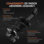 Set of 4 Quick Complete Strut Assembly for Subaru Outback (2005–2009)