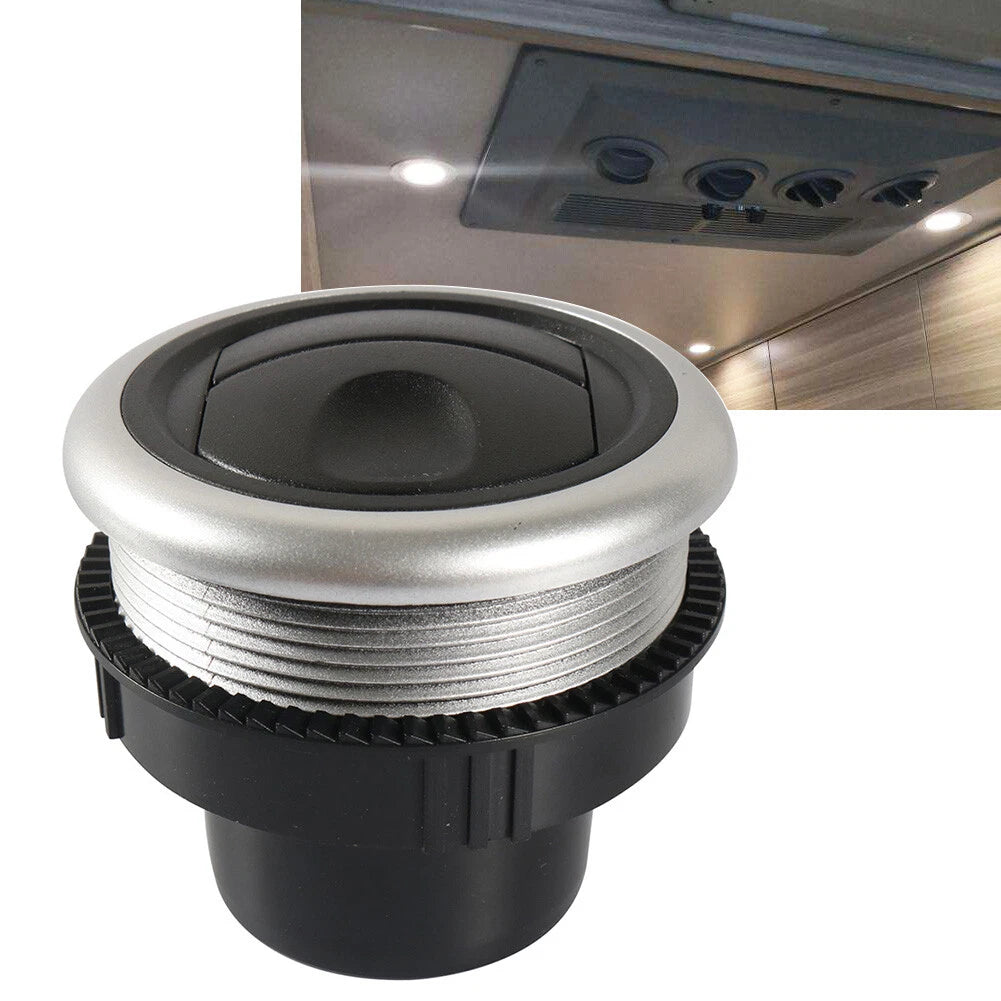 Round Rotating Air Conditioning Vent for RV Boat Bus Cars (Universal)