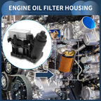 Engine Oil Cooler Filter Housing for BMW X3 X5 328d (2011–2017) No. 11428507697