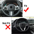 Carbon Fiber Steering Wheel Cover for BMW 3 Series (2019-2021)