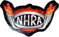 NHRA Embossed Metal Flames Sign for Man Cave Garage (442040)