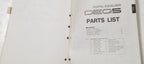 Yamaha DEQ5 Digital Equalizer Service Manual & Parts List