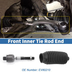 4X Front Inner Tie Rod End Links for Honda Accord, Acura TL (No.EV80210)
