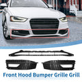 Front Lower Bumper Grille for Audi A4 B8PA (2013–2015) Black Sport Style