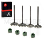 Intake & Exhaust Valve Set With Seals for Honda CRF450R (2002–2006)