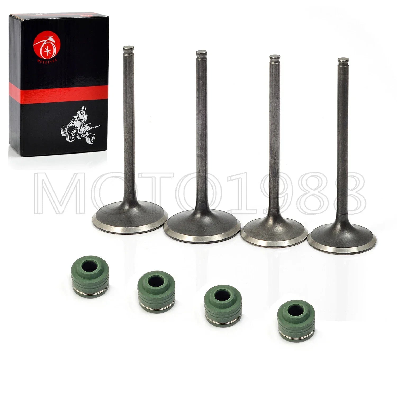 Intake & Exhaust Valve Set With Seals for Honda CRF450R (2002–2006)