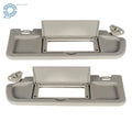 Set of 2 Gray Sun Visors for Honda Civic (2006–2011)