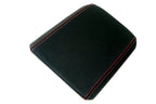 Leather Synthetic Console Armrest Cover for Ford Mustang (2005–2009) Red Stitch