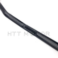 1" Black Dimpled Tracker Bars for Harley Dyna Sportster