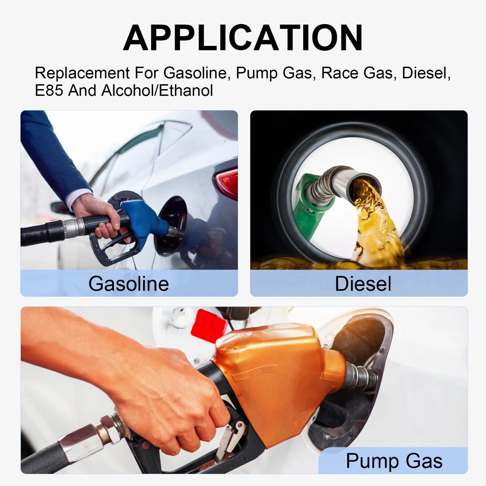 External Inline Electric Fuel Pump 300LPH for Universal Applications (E85)
