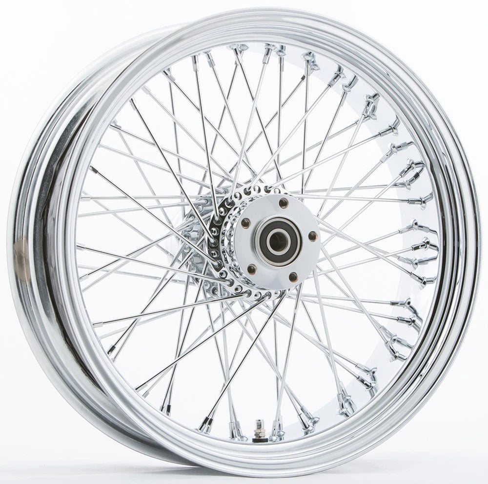 Chrome Spoke Wheel Kit 18x3.5 for V-Twin Motorcycles (1984–1999)