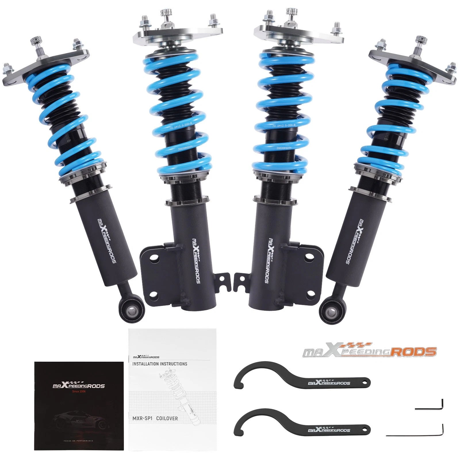 2X T6 Coilovers 24 Way Adjustable Damper for Subaru Forester (2014–2018)
