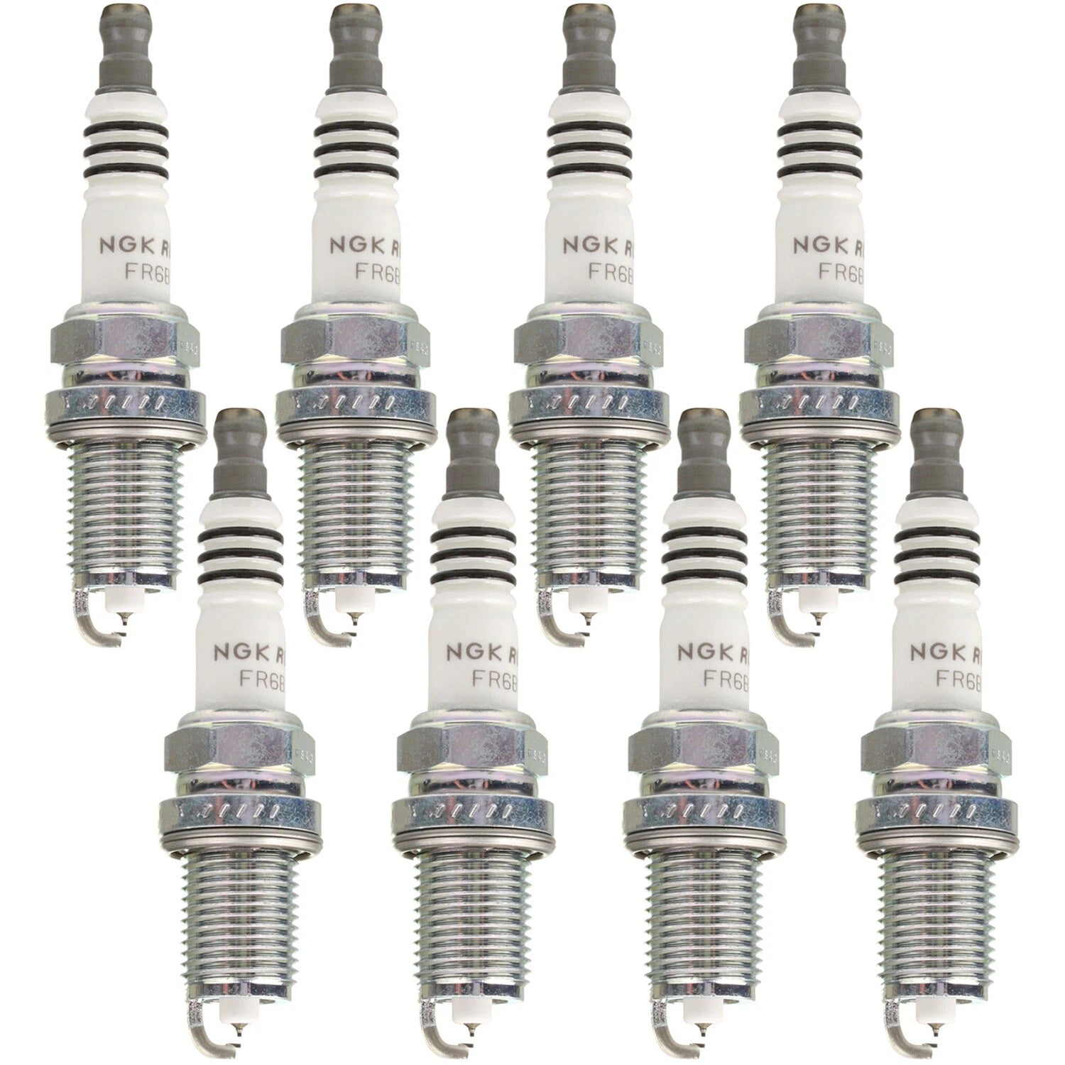 Set of 8 NGK Ruthenium HX Spark Plugs for BMW Jaguar Land Rover Lotus Porsche VW