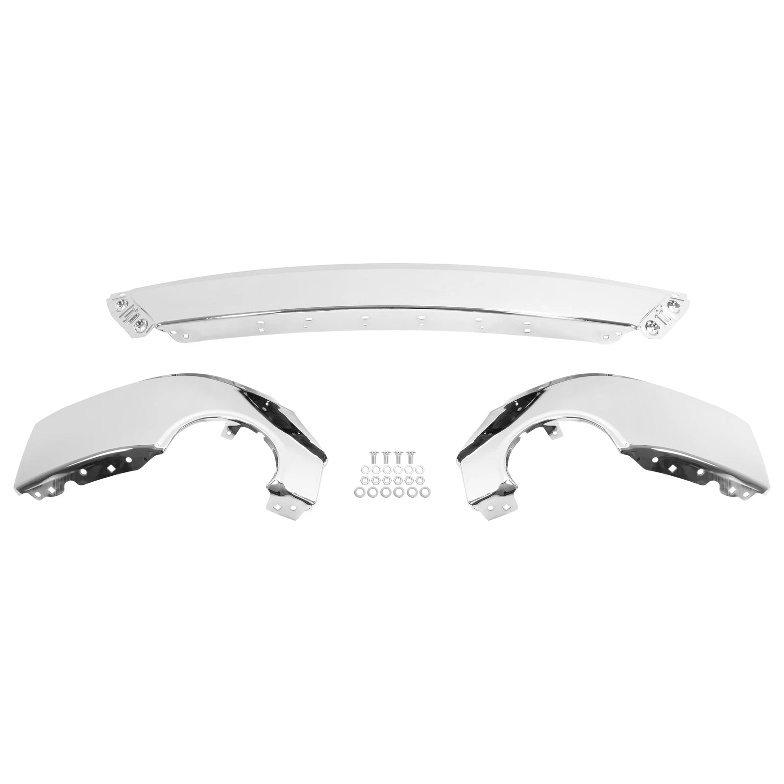 Chrome Front Bumper Face Bar for Sierra 1500 (2007–2013)