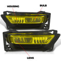 Amber Fog Lights Assembly with Switch & Bulbs for Honda Accord Sedan (2013–2015)