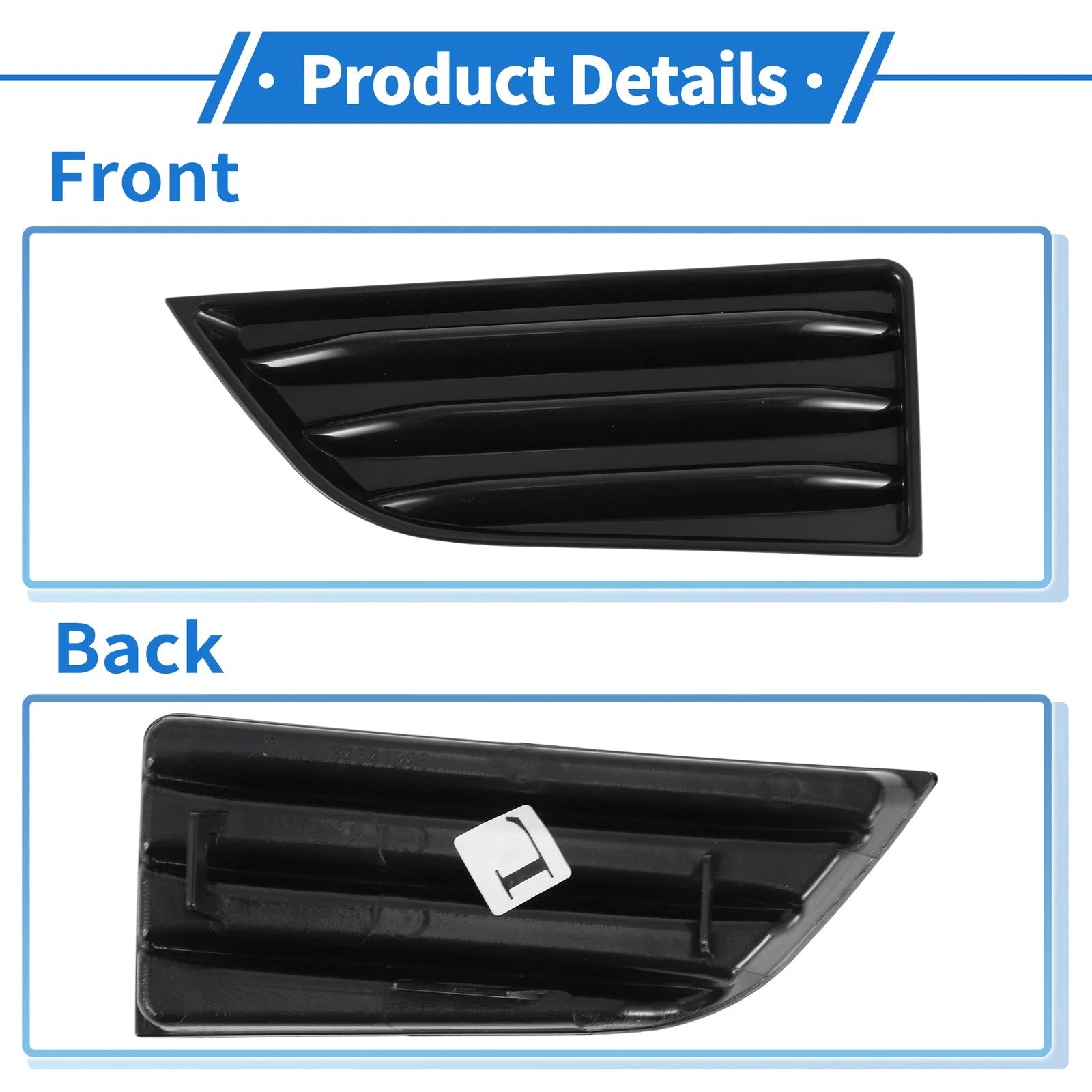1Pc Front Left Fog Light Grill for Chevrolet Traverse (2022–2023) No.84541296