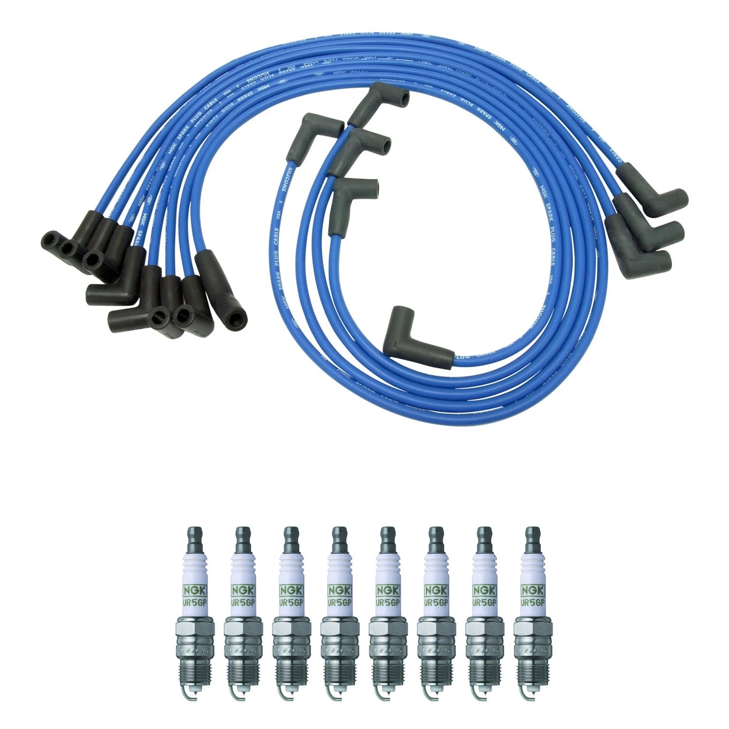 NGK 8mm Wire Set for Chevrolet Corvette 5.7L V8 (1997–2004)