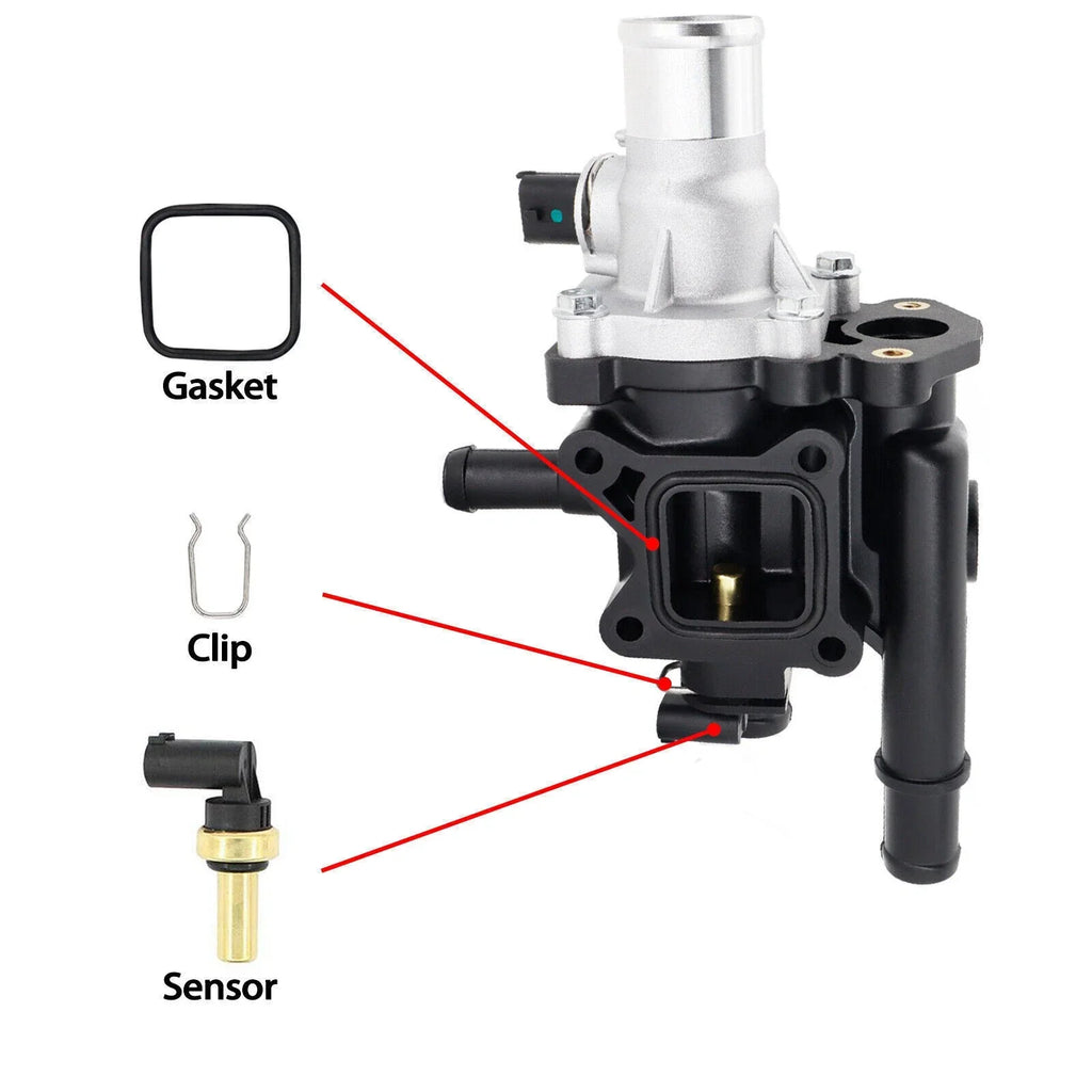 Thermostat Assembly Water Outlet for Chevrolet Sonic Cruze (2012–2016)