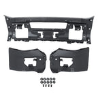 Split Style Front Bumper for GMC Sierra 2500 HD 3500 HD (2015-2019) Black