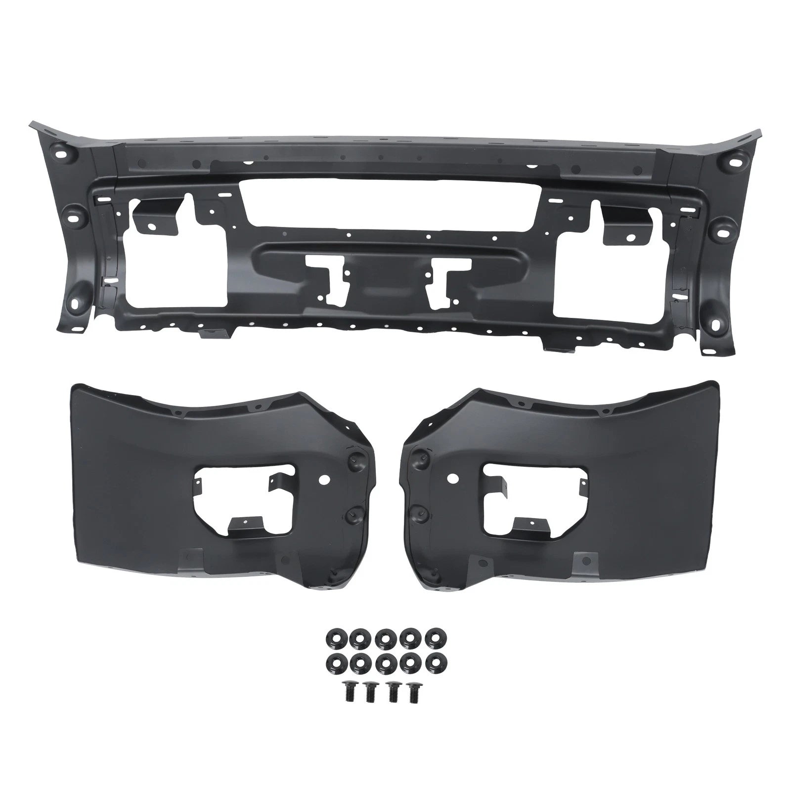 Split Style Front Bumper for GMC Sierra 2500 HD 3500 HD (2015-2019) Black