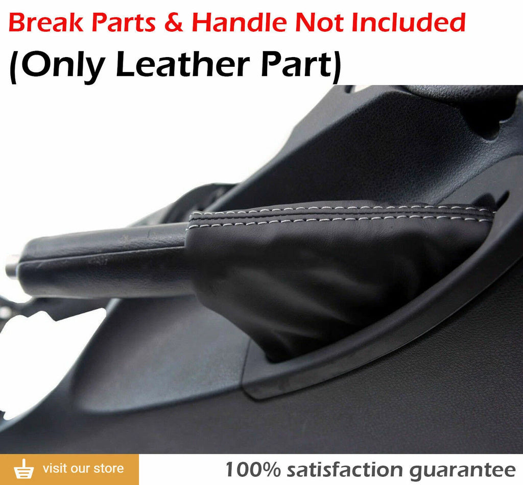 E Brake Boot Cover for Nissan 370Z (2008–2019) Black Gray Stitch