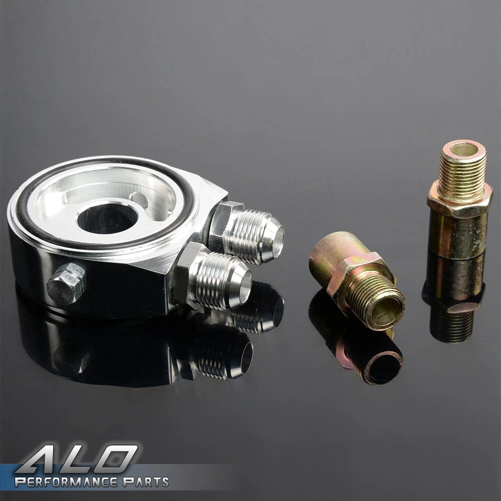 19 Row Aluminum Transmission Engine Oil Cooler for Universal Fit