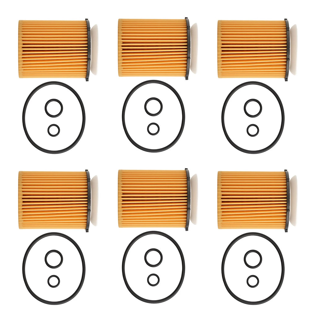 6x Oil Filters HU7116z for Mercedes-Benz A-Class C-Class E-Class CLA GLA GLB GLC GLE (2013–2023)