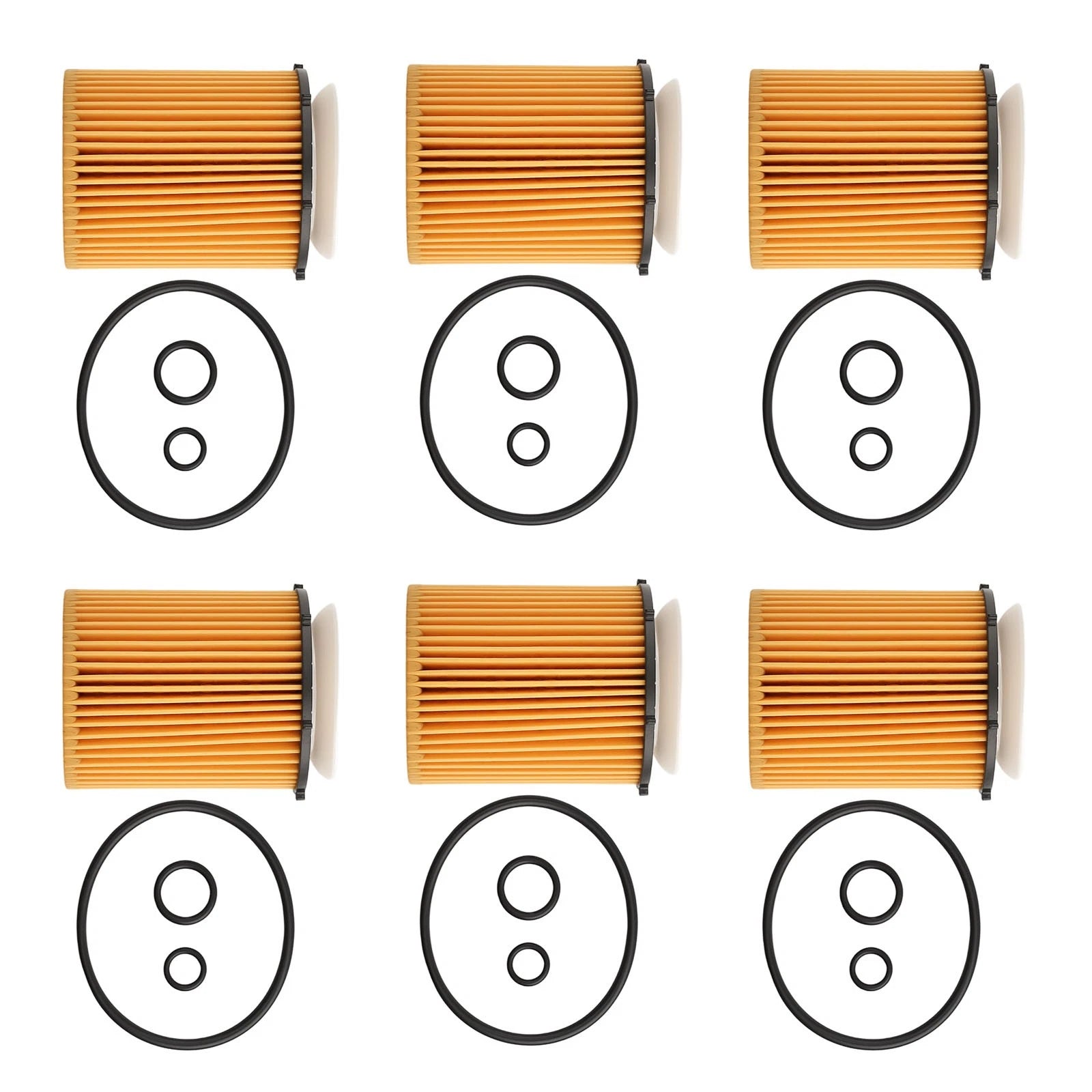6x Oil Filters HU7116z for Mercedes-Benz A-Class C-Class E-Class CLA GLA GLB GLC GLE (2013–2023)
