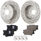 Brake Disc Rotors and Pads Kit for Chevy Colorado GMC Canyon
