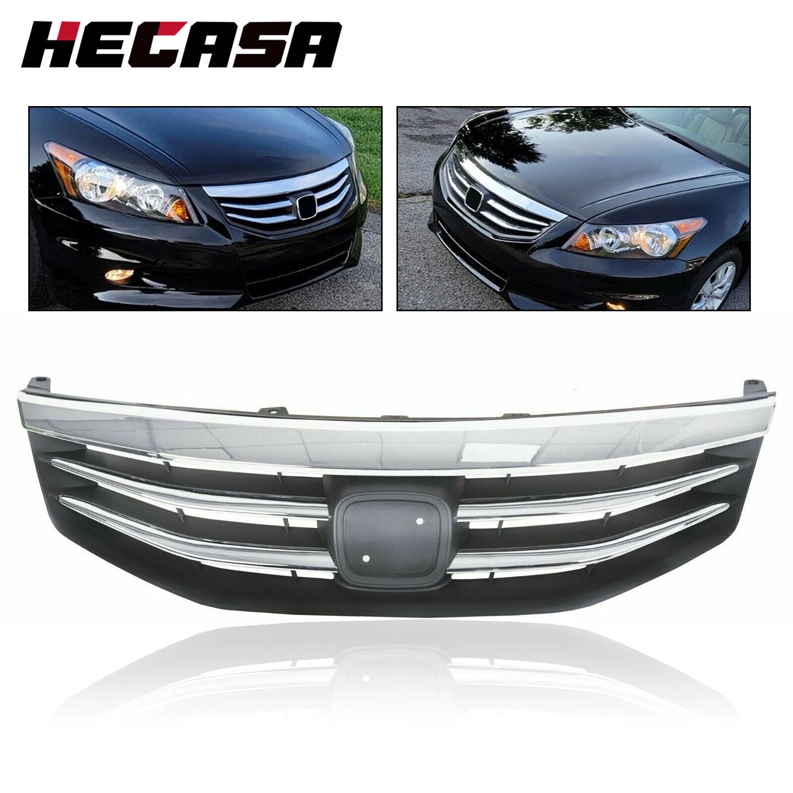 Chrome Upper Grille for Honda Accord (2011–2012)
