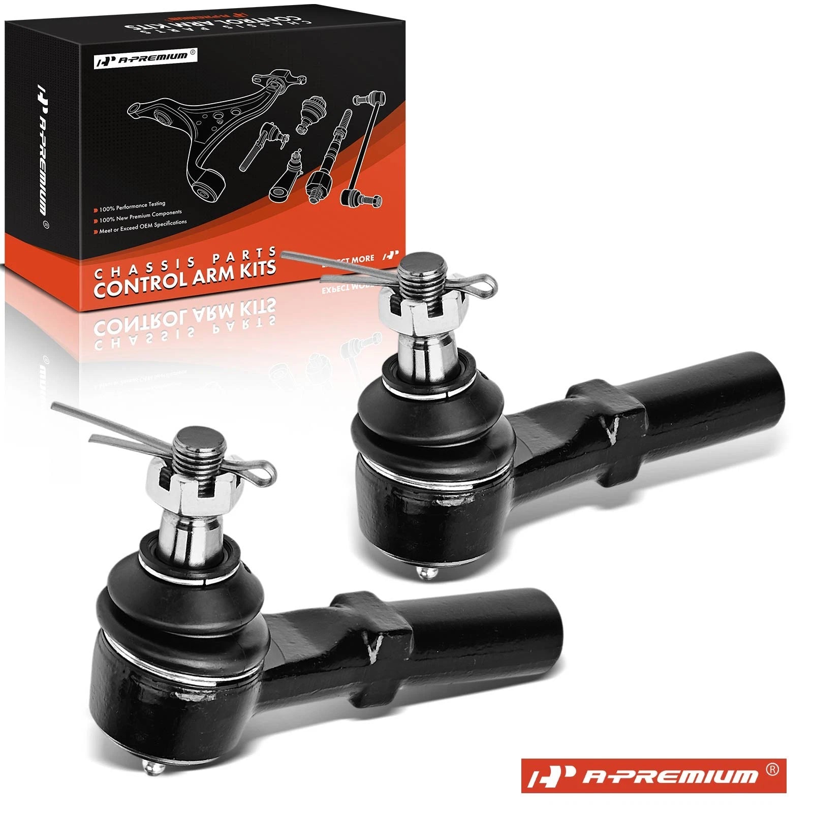 2X Front Outer Tie Rod for Ford Explorer Mercury Mountaineer (2004–2005)