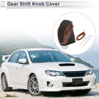 Gear Shift Knob Cover for Subaru Impreza (2017–2023) Brown Carbon Fiber